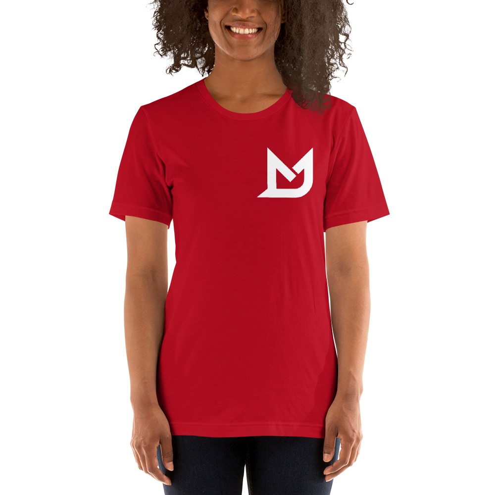 Michael Johnson Women's T-Shirt, White Mini Logo