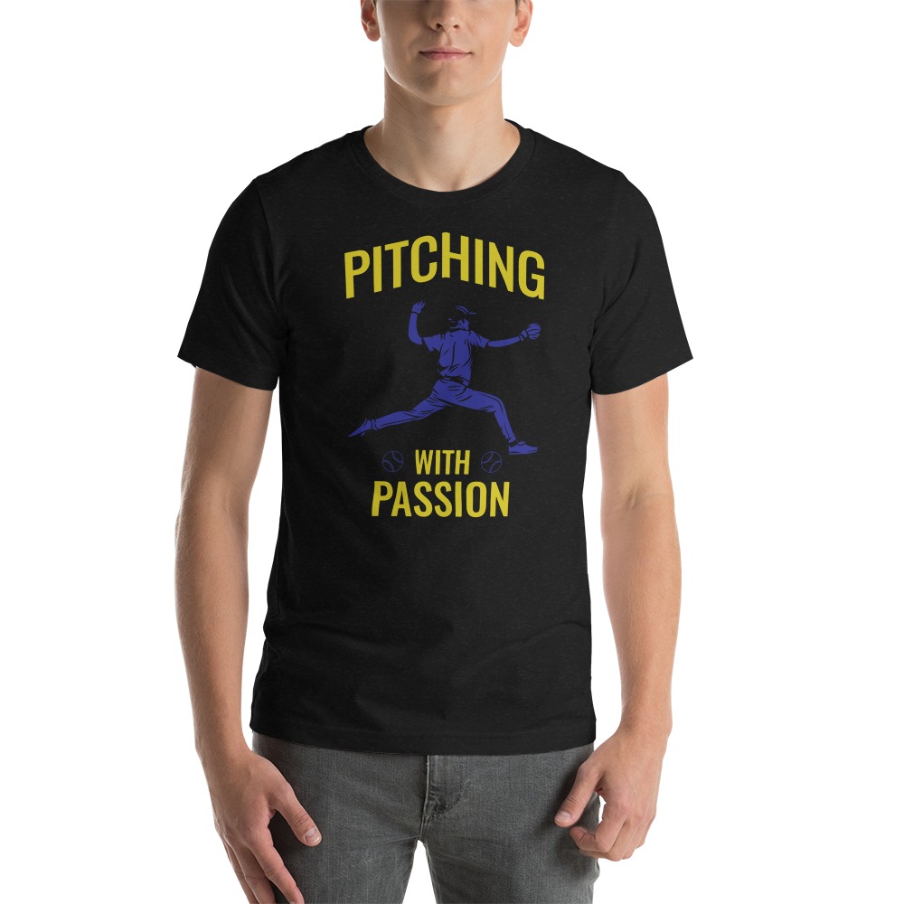 Pitching with Passion by Zachary Love T-Shirt