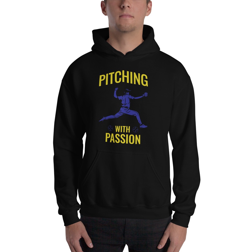 Pitching with Passion by Zachary Love Hoodie