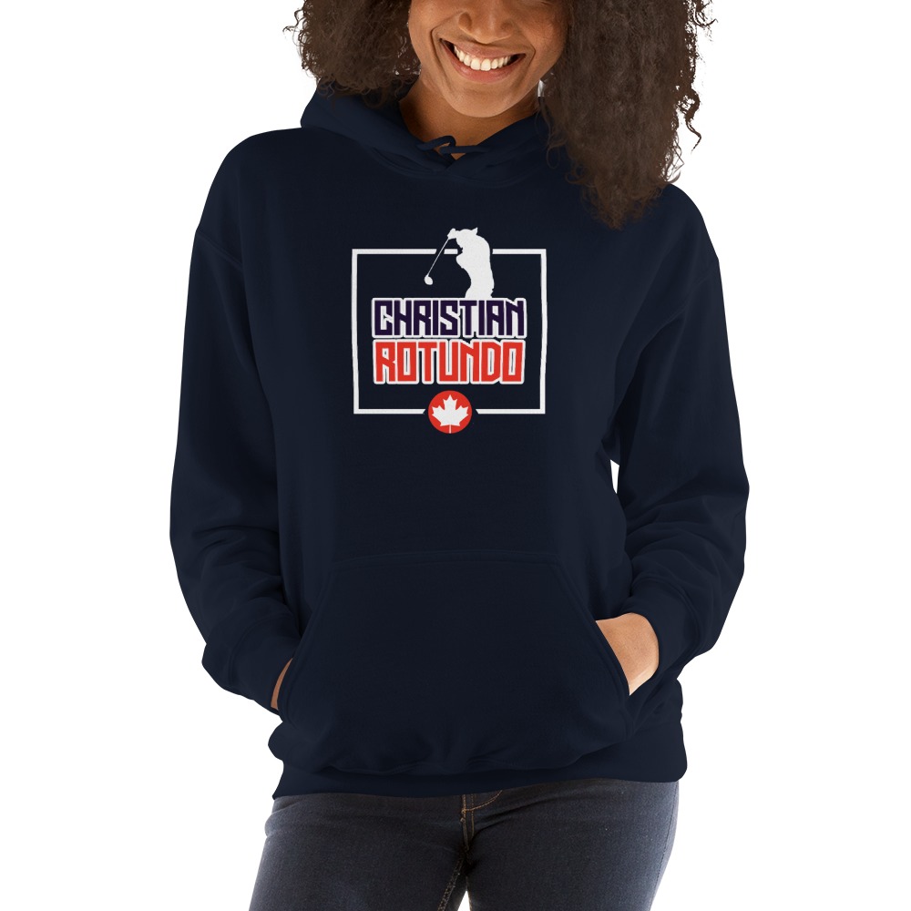 Christian Rotundo Hoodie, White Logo
