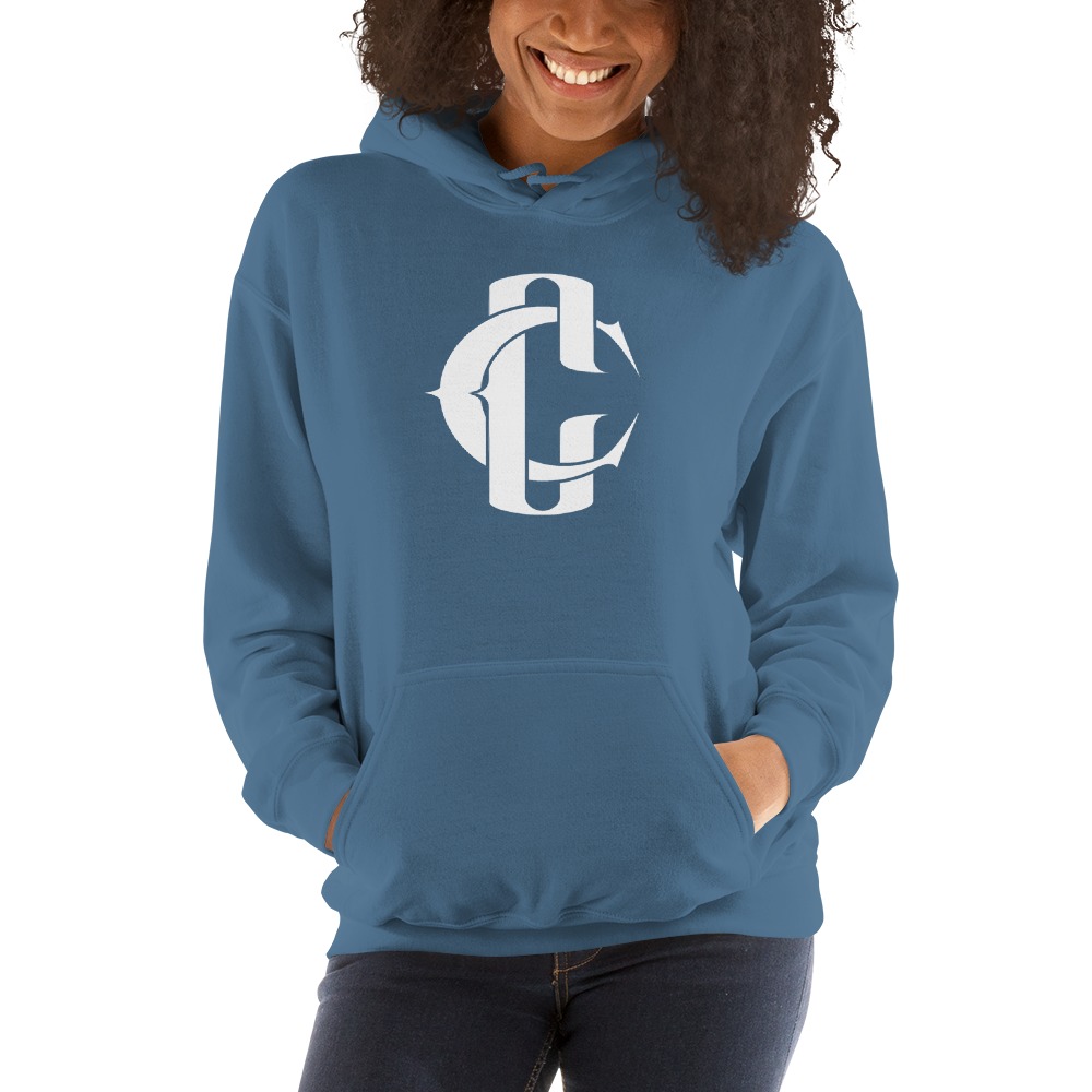  Custio Clayton Women's Hoodies White Logo