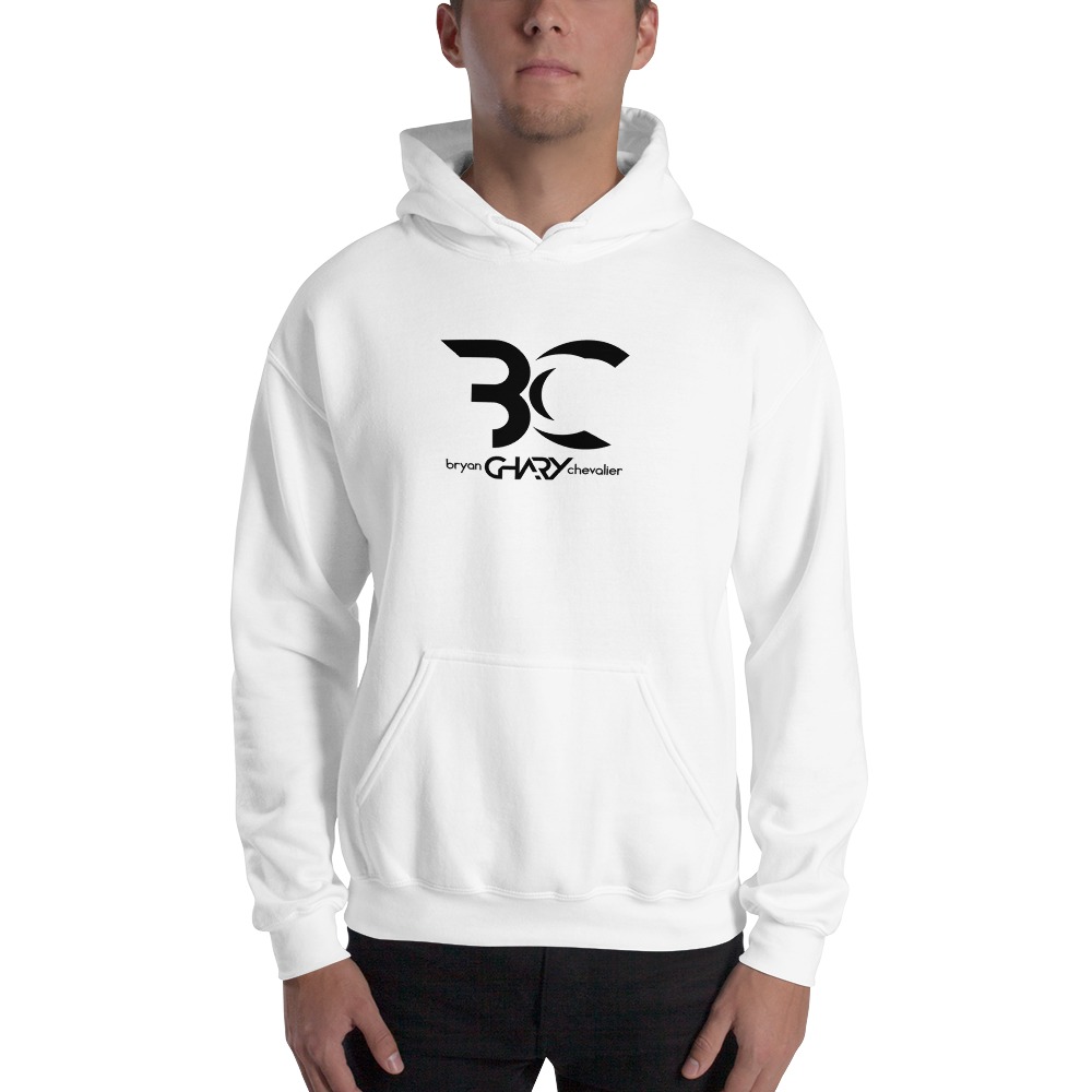 Bryan “Chary” Chevalier Men’s Hoodies, Black Logo