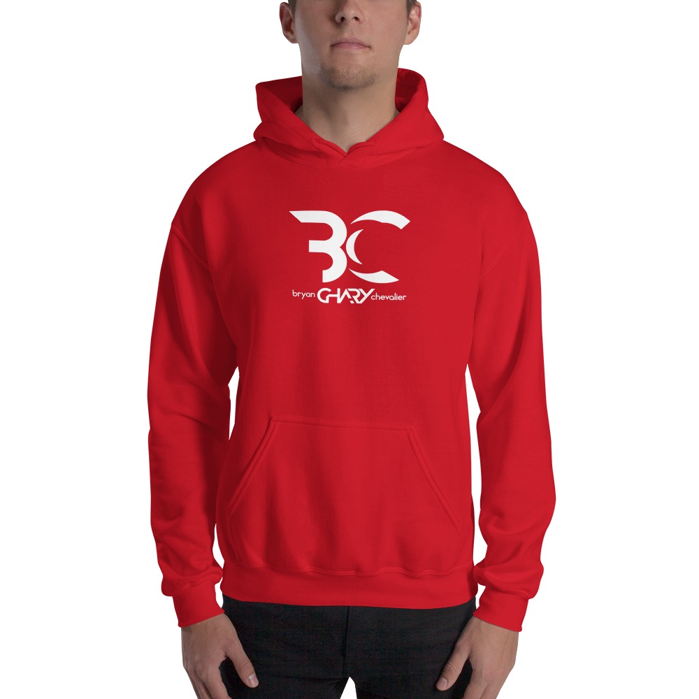 Bryan “Chary” Chevalier Men’s Hoodies, White Logo
