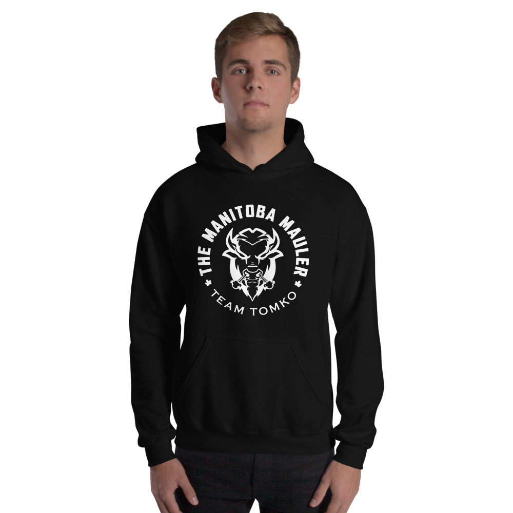 The Manitoba Mauler by Devin Tomko, Men's Hoodie, Light Logo