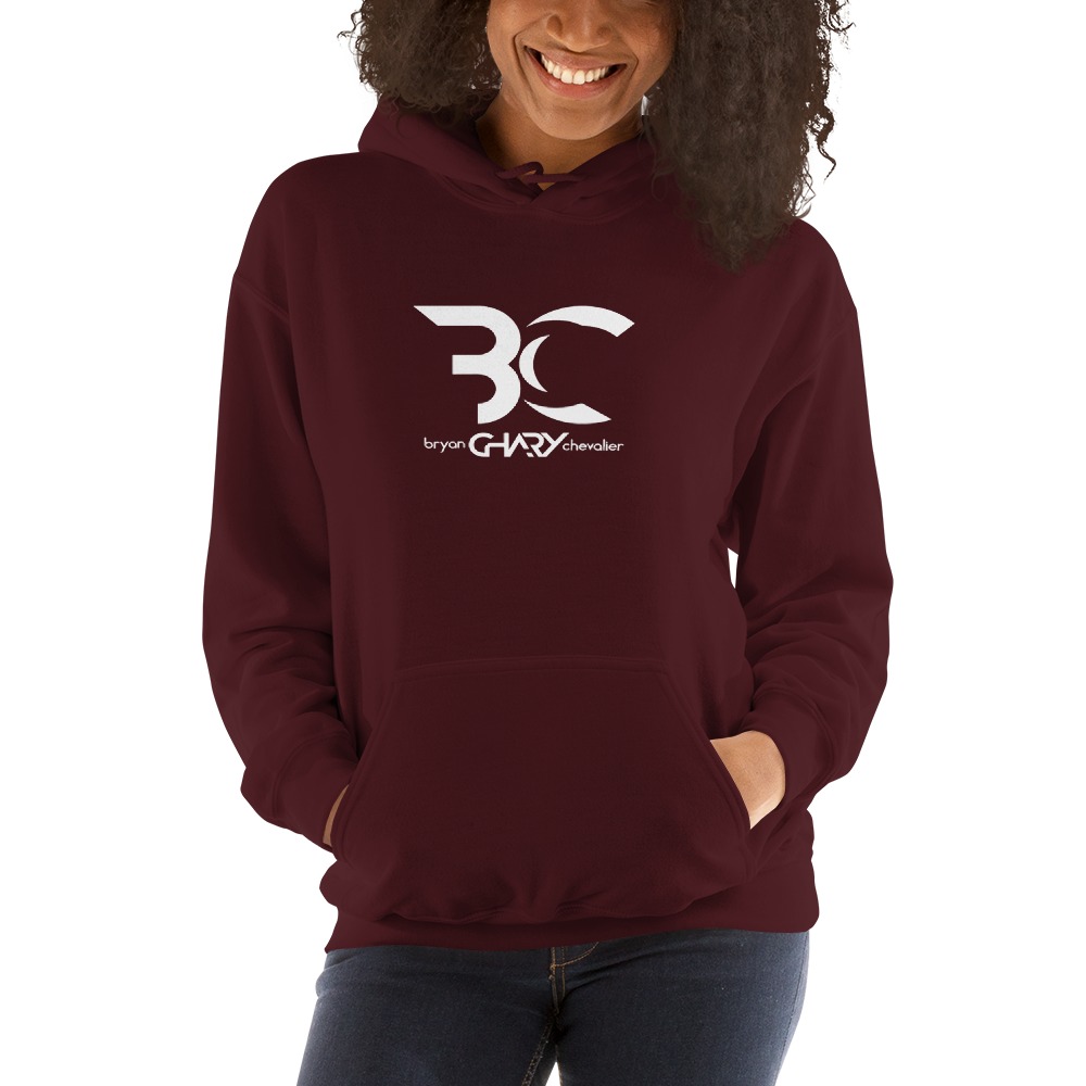 Bryan “Chary” Chevalier Women’s Hoodies, White Logo