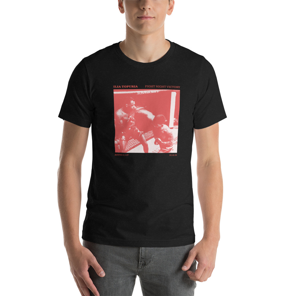 Ilia Topuria Fight Night Victory Men's T-Shirt