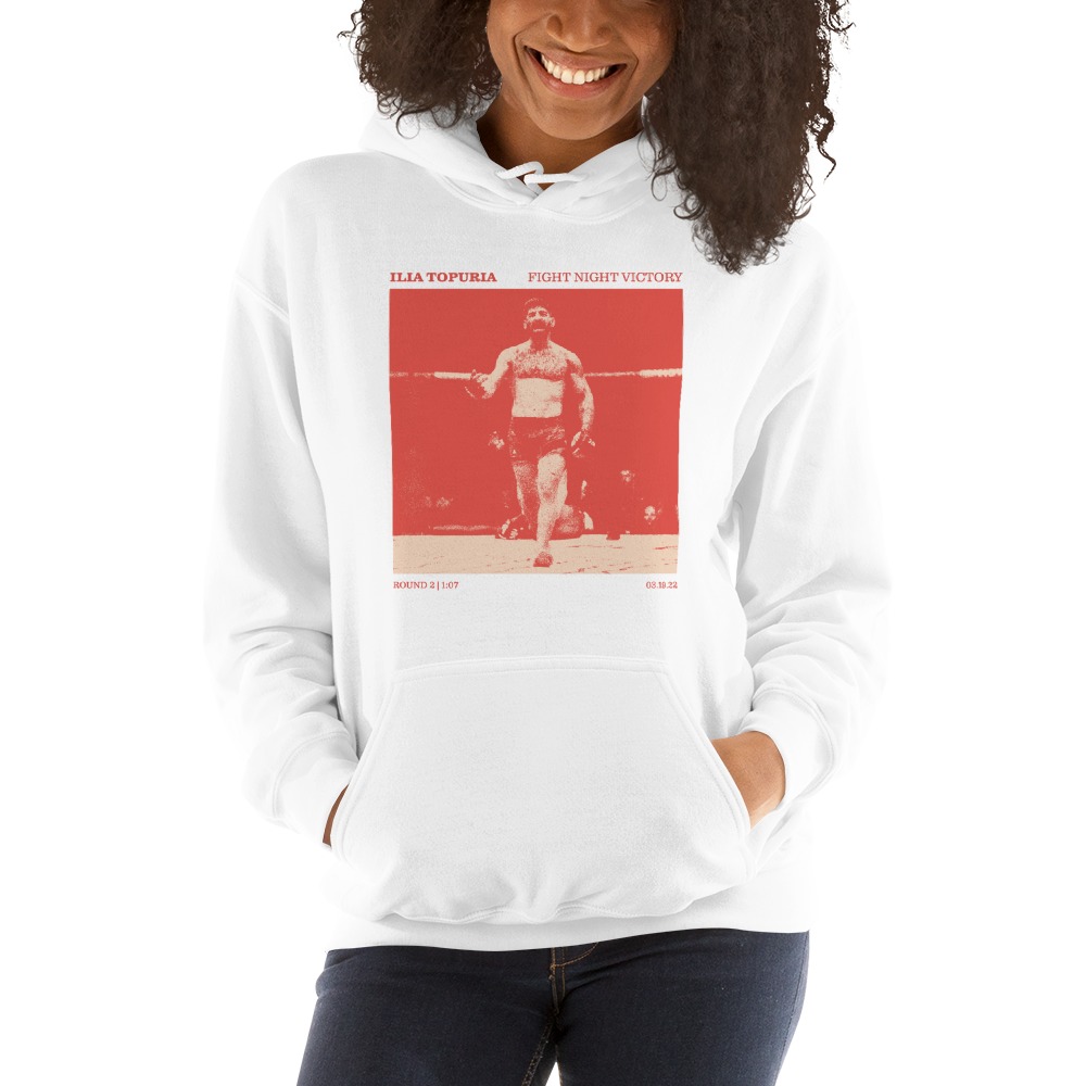Ilia Topuria Fight Night Victory V#2 Women's Hoodie