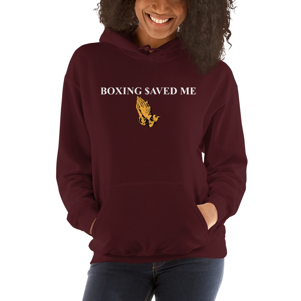 Boxing $aved Me by Money Powell, Hoodies, White Logo