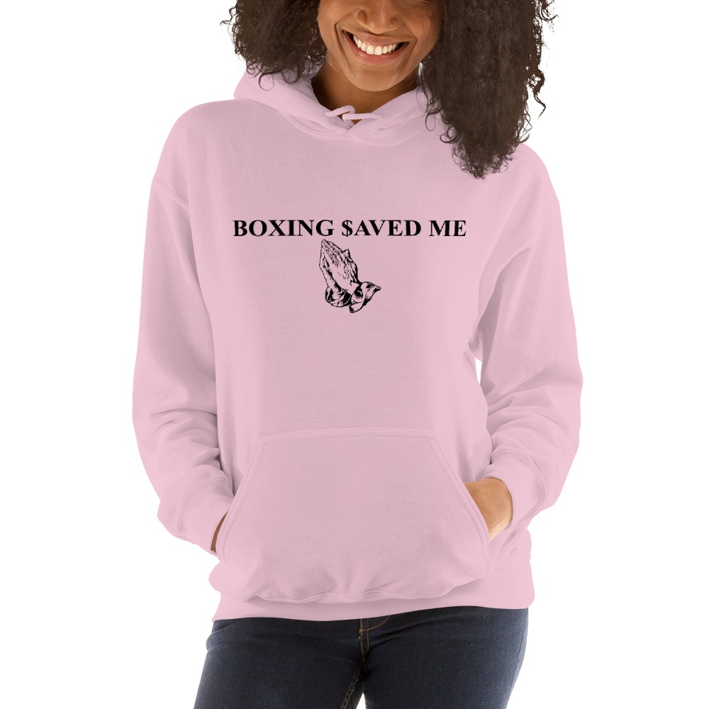 Boxing $aved Me by Money Powell, Hoodies, Black Logo