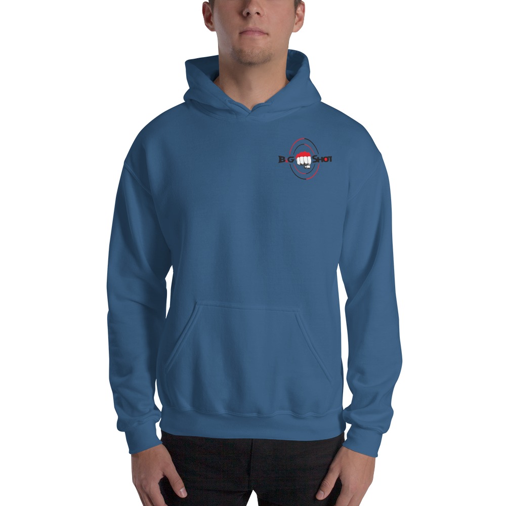 "Big Shot" by Stephan Shaw Hoodies, Mini Logo on MILLIONS "Big Shot" by Stephan Shaw Hoodies, Mini Logo