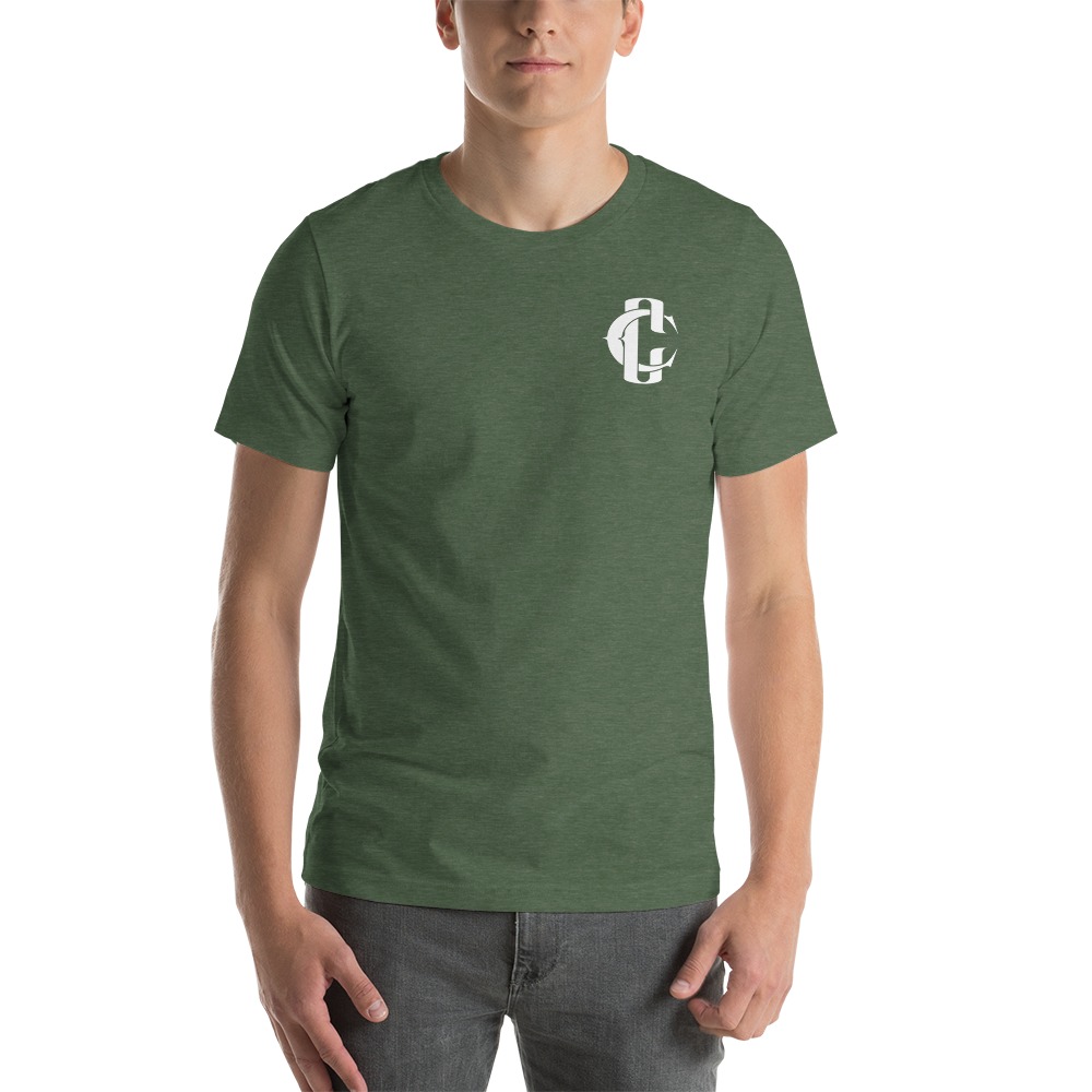 Custio Clayton Men's T-Shirt, White Mini Logo