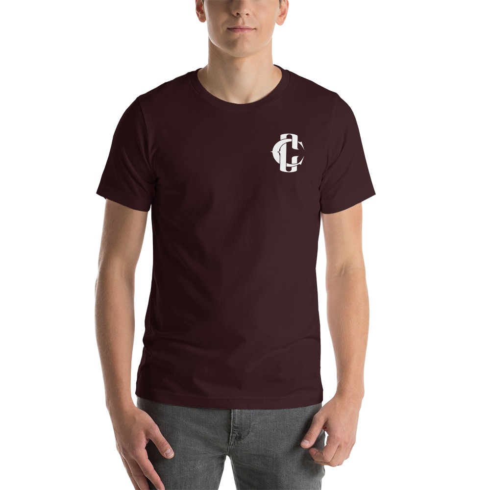 Custio Clayton Men's T-Shirt, White Mini Logo