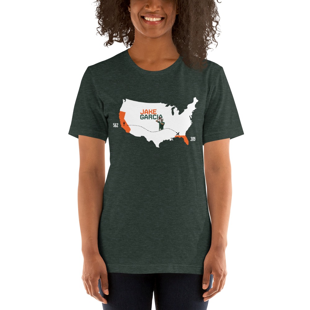 Jake Garcia 562 to 305, T-Shirt, Light Logo