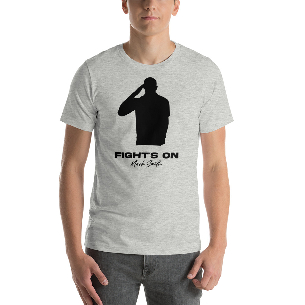 Fights On, Mark Smith Tee Black Logo
