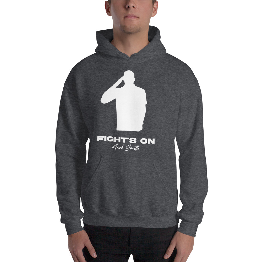 Fights on, Mark Smith Hoodie White Logo