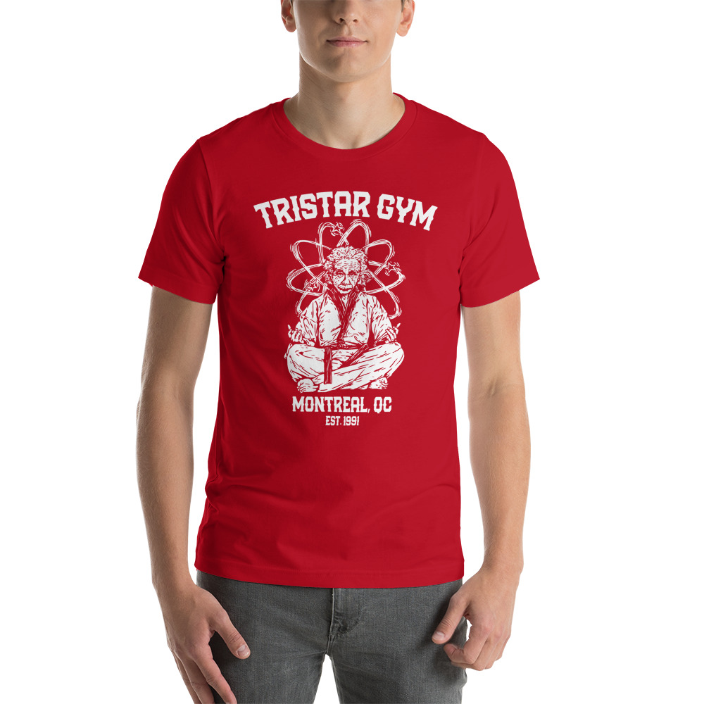 TRISTAR GYM by Firas Zahabi T-Shirt, White Logo