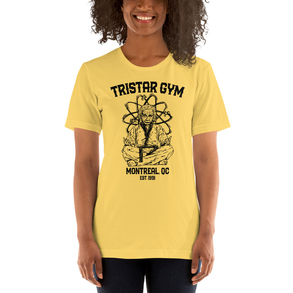 TRISTAR GYM by Firas Zahabi T-Shirt, Black Logo