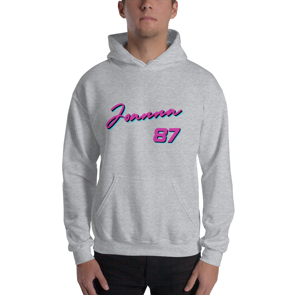 Joanna 87 in Black Shadow Men's Hoodie