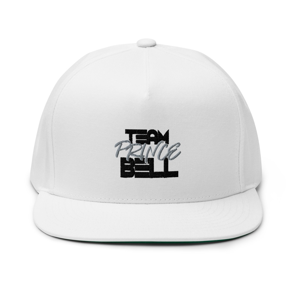 "Team Prince Bell" by Albert Bell Hat, Black and Grey Logo on MILLIONS "Team Prince Bell" by Albert Bell Hat, Black and Grey Logo