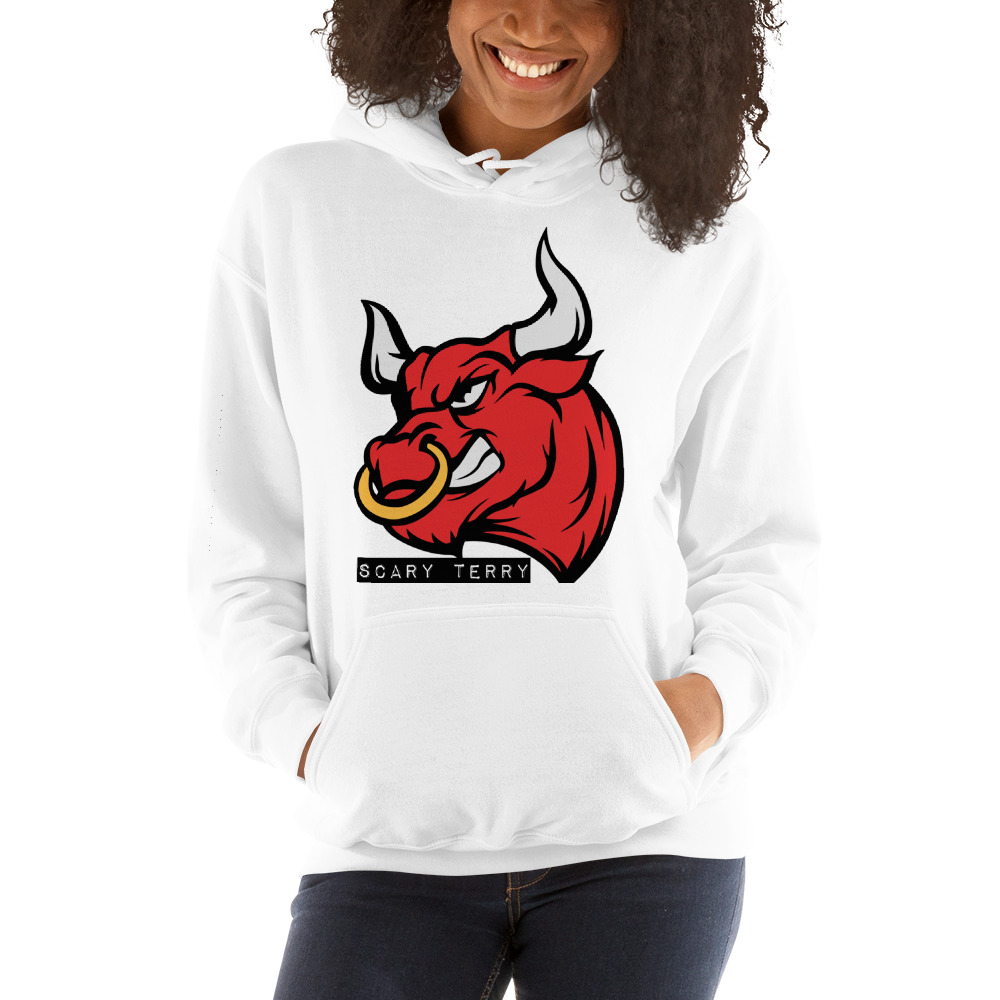 Scary Terry Graphic Design, Women's Hoodie