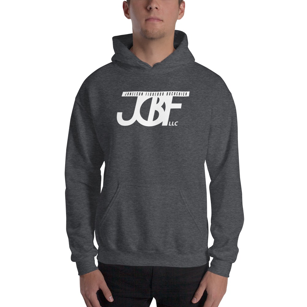 Janelson Bocachica Men’s Hoodie, White logo