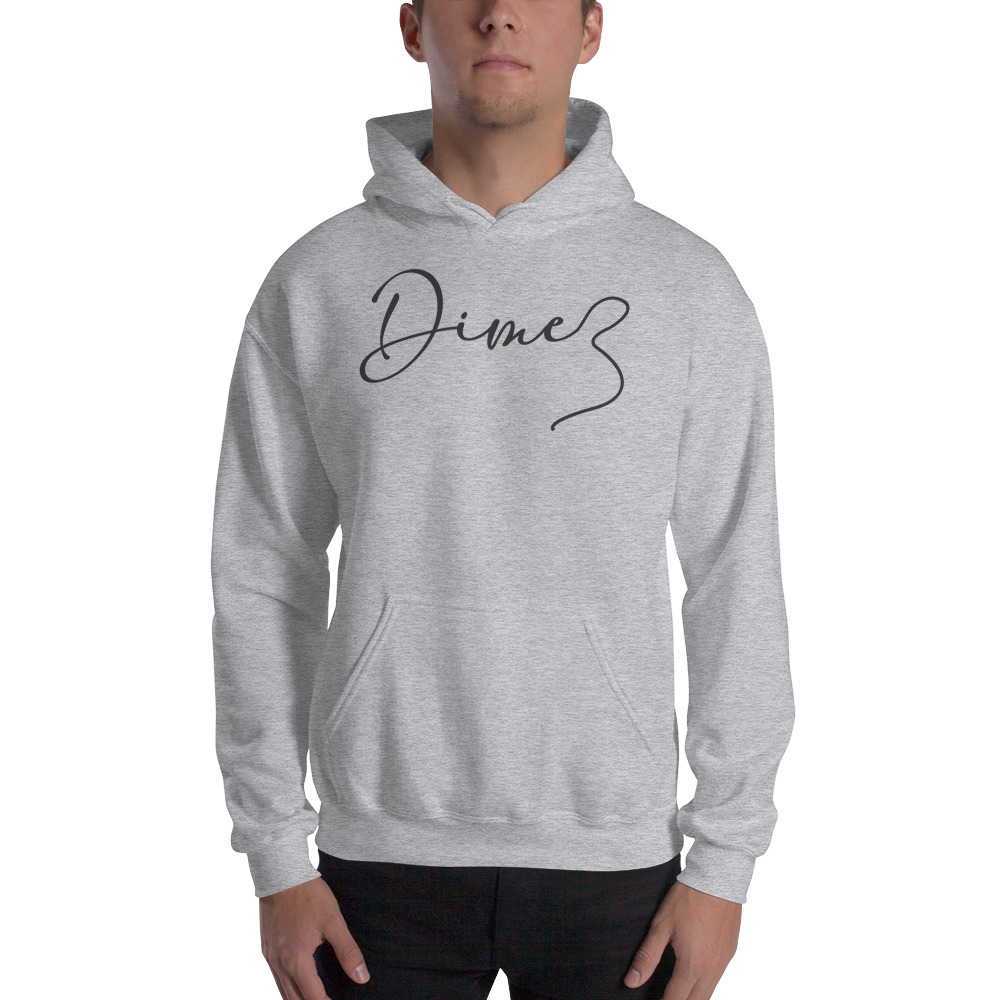 DIME in Black by Diamond Johnson Men’s Hoodie