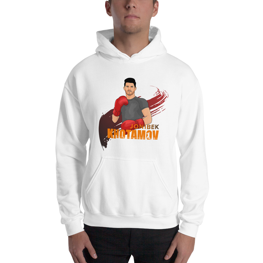 Male Boxer by Jonibek Khotamov Hoodie