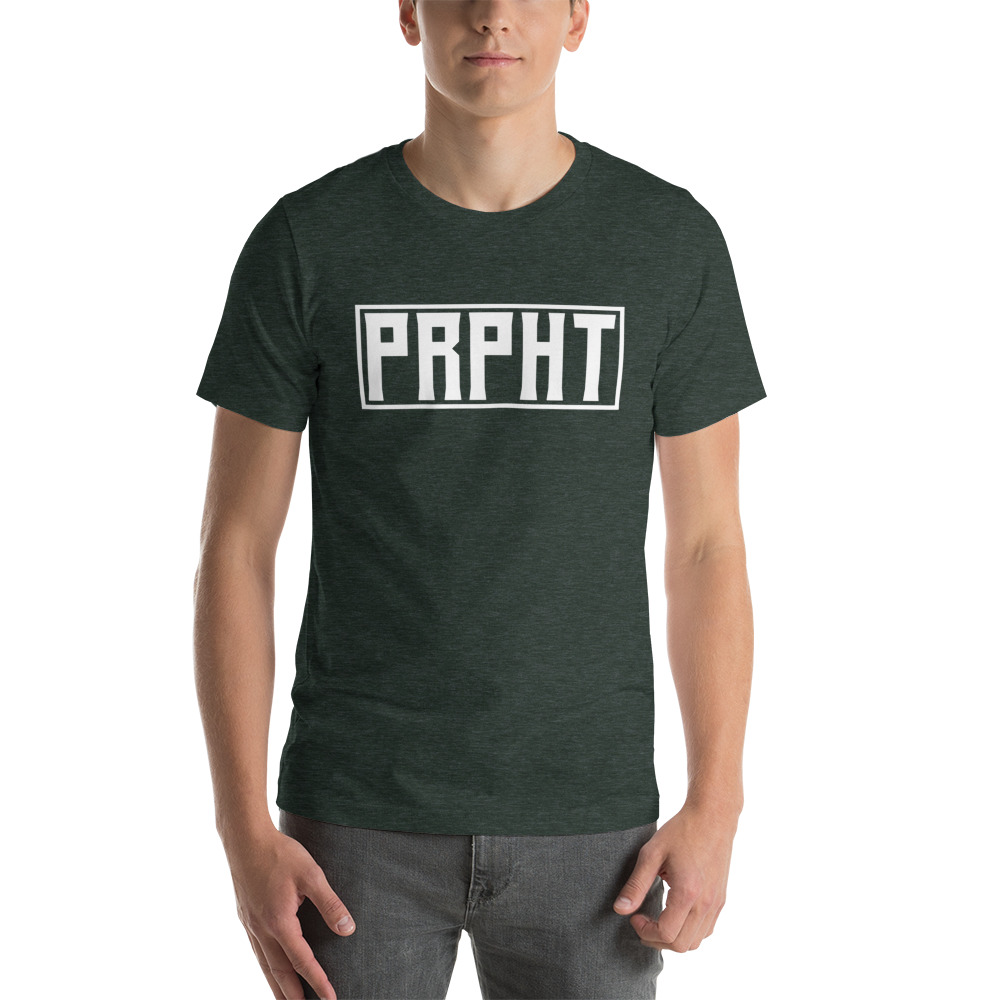 PRPHT by Evidence Njoku, T-Shirt, White Logo