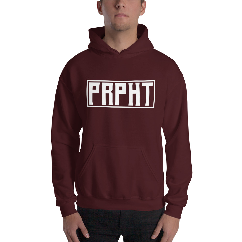 PRPHT by Evidence Njoku, Hoodie, White Logo