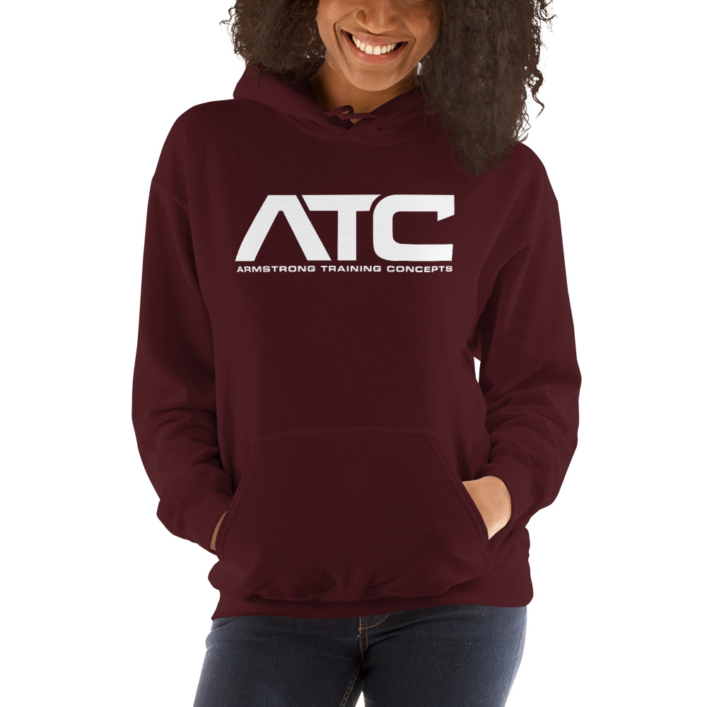 Armstrong Training Concepts Hoodie, White Logo