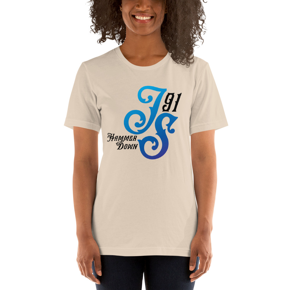 JS Hammer Down T-Shirt, Black Logo