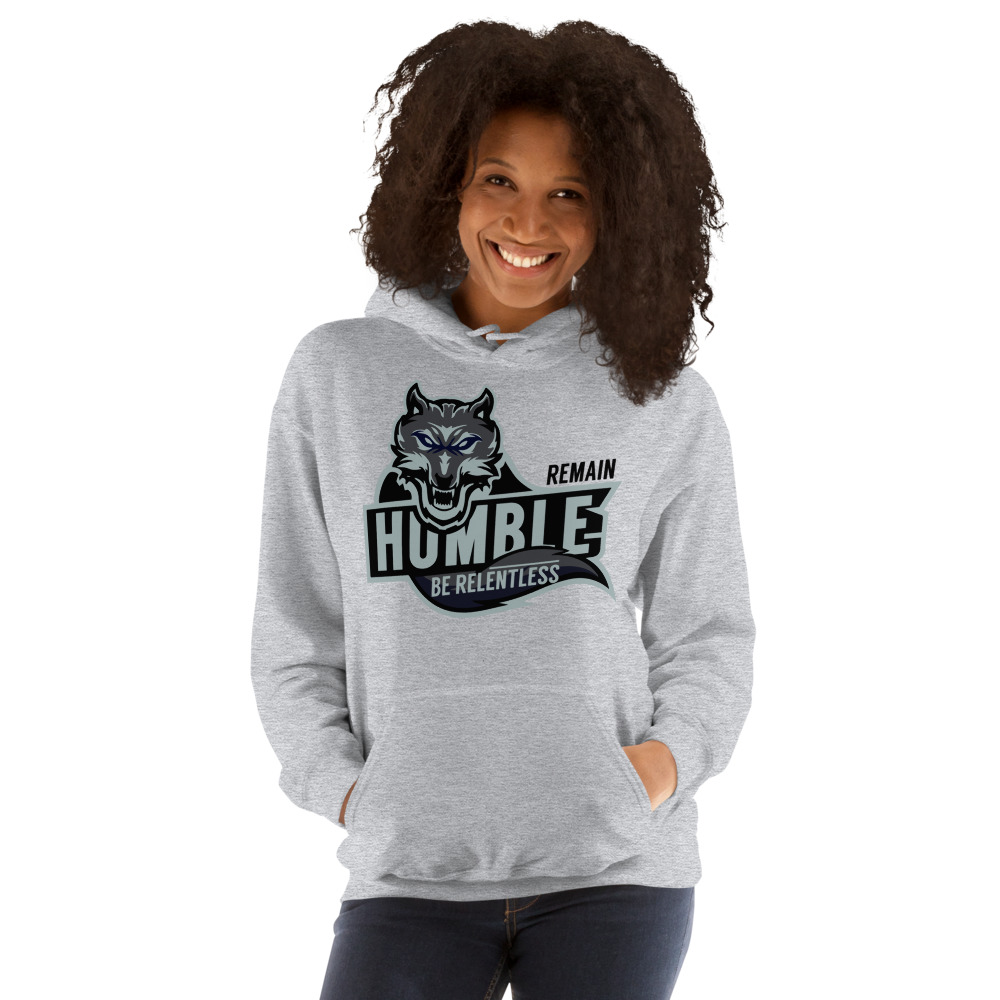 "Remain Humble Be Relentless" by Vitaliy Guimaraes Hoodie