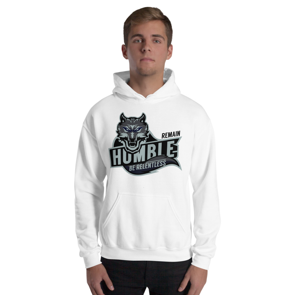 "Remain Humble Be Relentless" by Vitaliy Guimaraes Hoodie