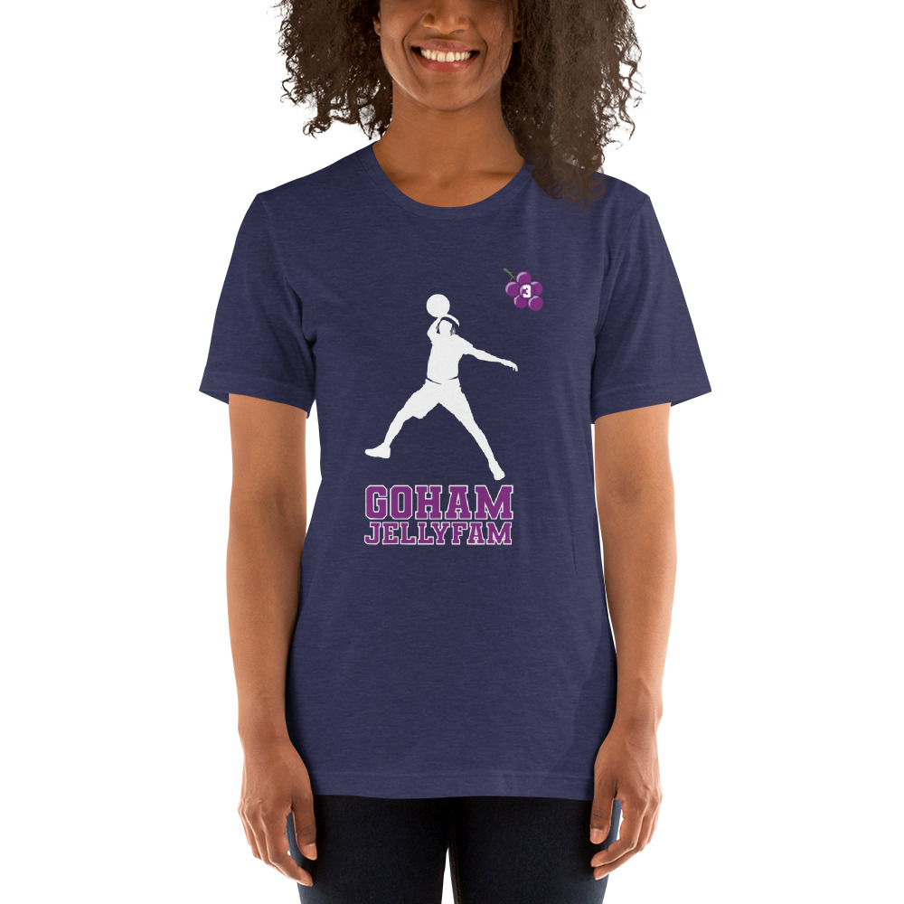 GoHamJellyFam White/Purple Logo, Tee