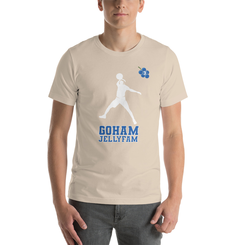 GoHamJellyFam White/Blue Logo, Tee