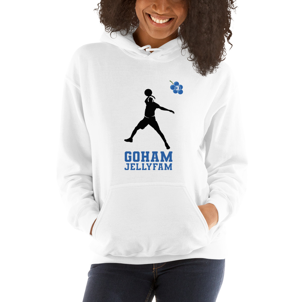GoHamJellyFam Black/Blue Logo, Hoodie