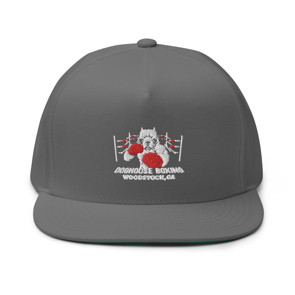 "Doghouse Boxing" by Dog House Boxing and Fitness Hat, White Logo