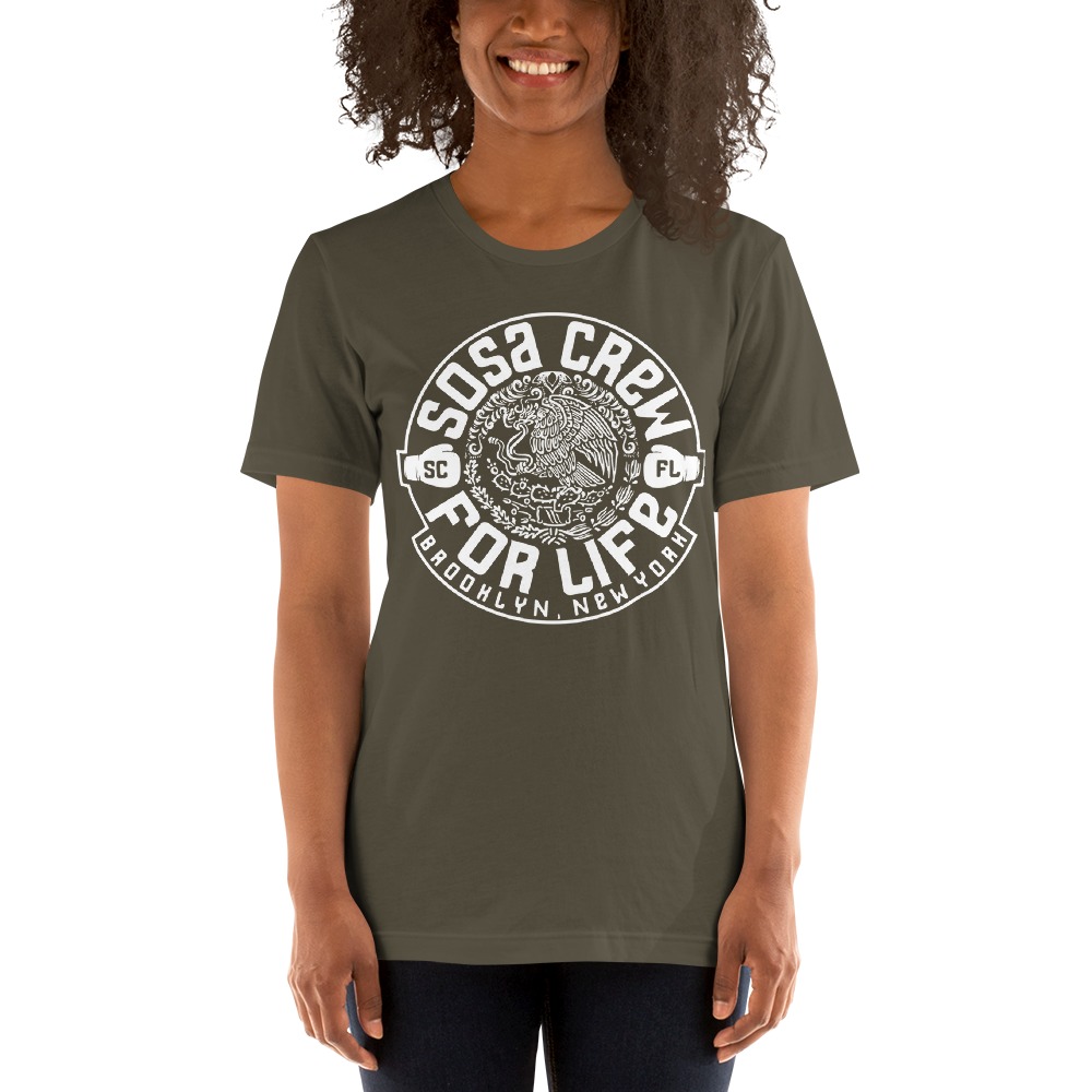 "Sosa Crew" By Aureliano Sosa Women's T-Shirt White Logo