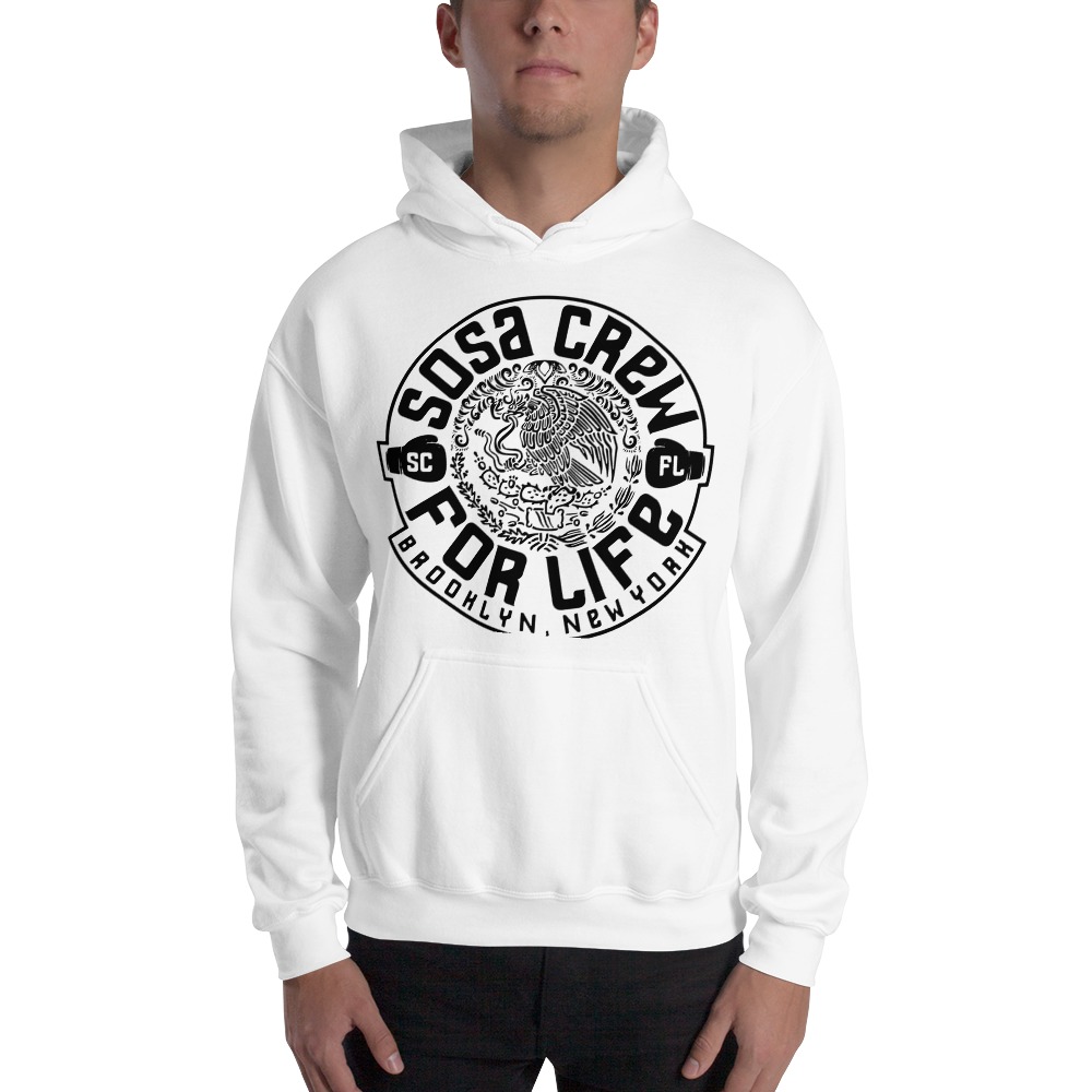 "Sosa Crew" By Aureliano Sosa Men's Hoodie Black Logo