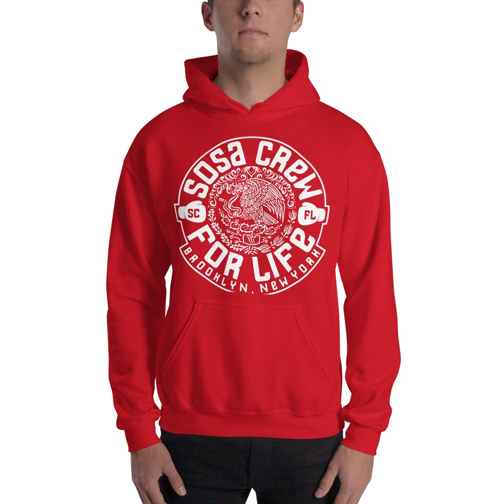 "Sosa Crew" By Aureliano Sosa Men's Hoodie White Logo