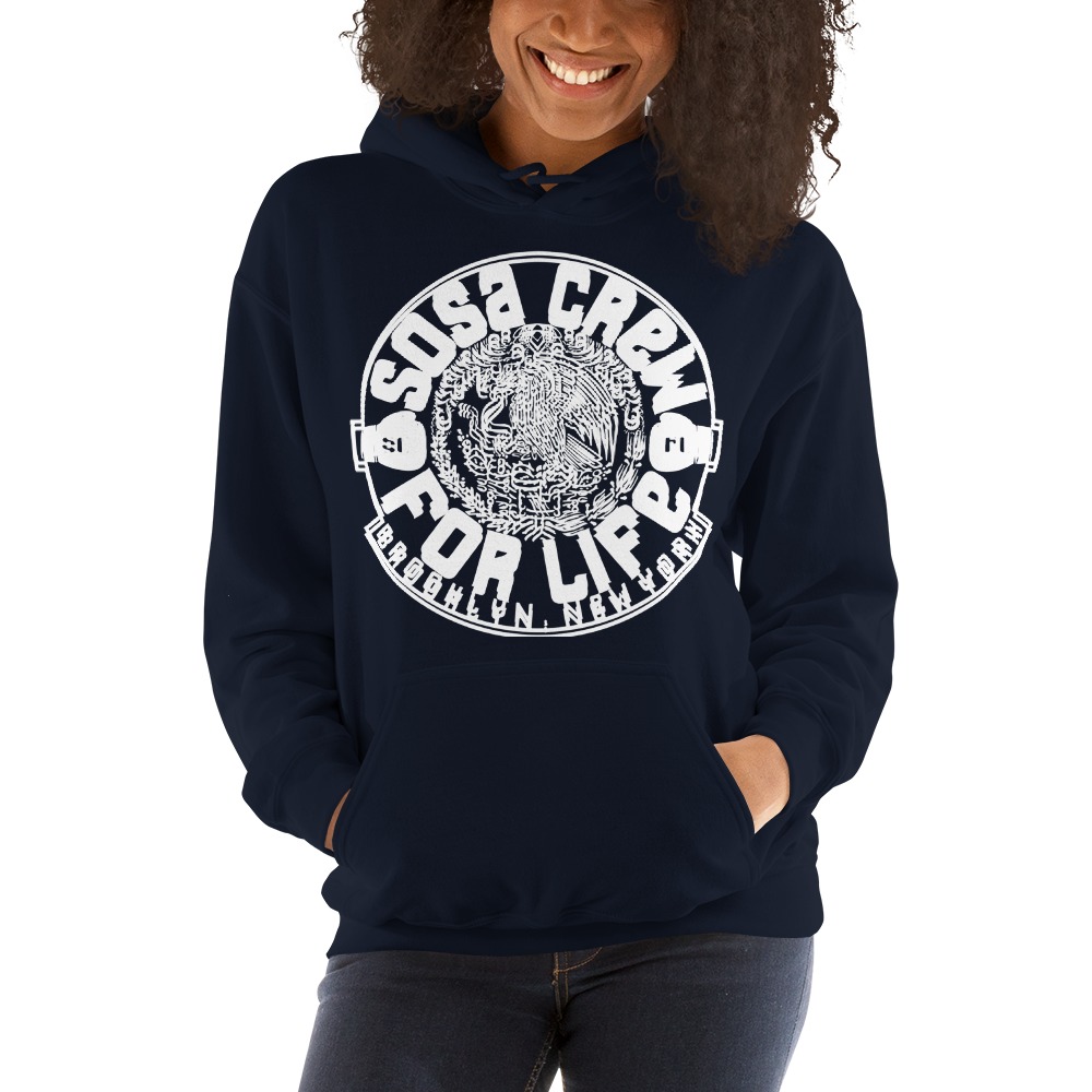 "Sosa Crew" By Aureliano Sosa Women's Hoodie White Logo