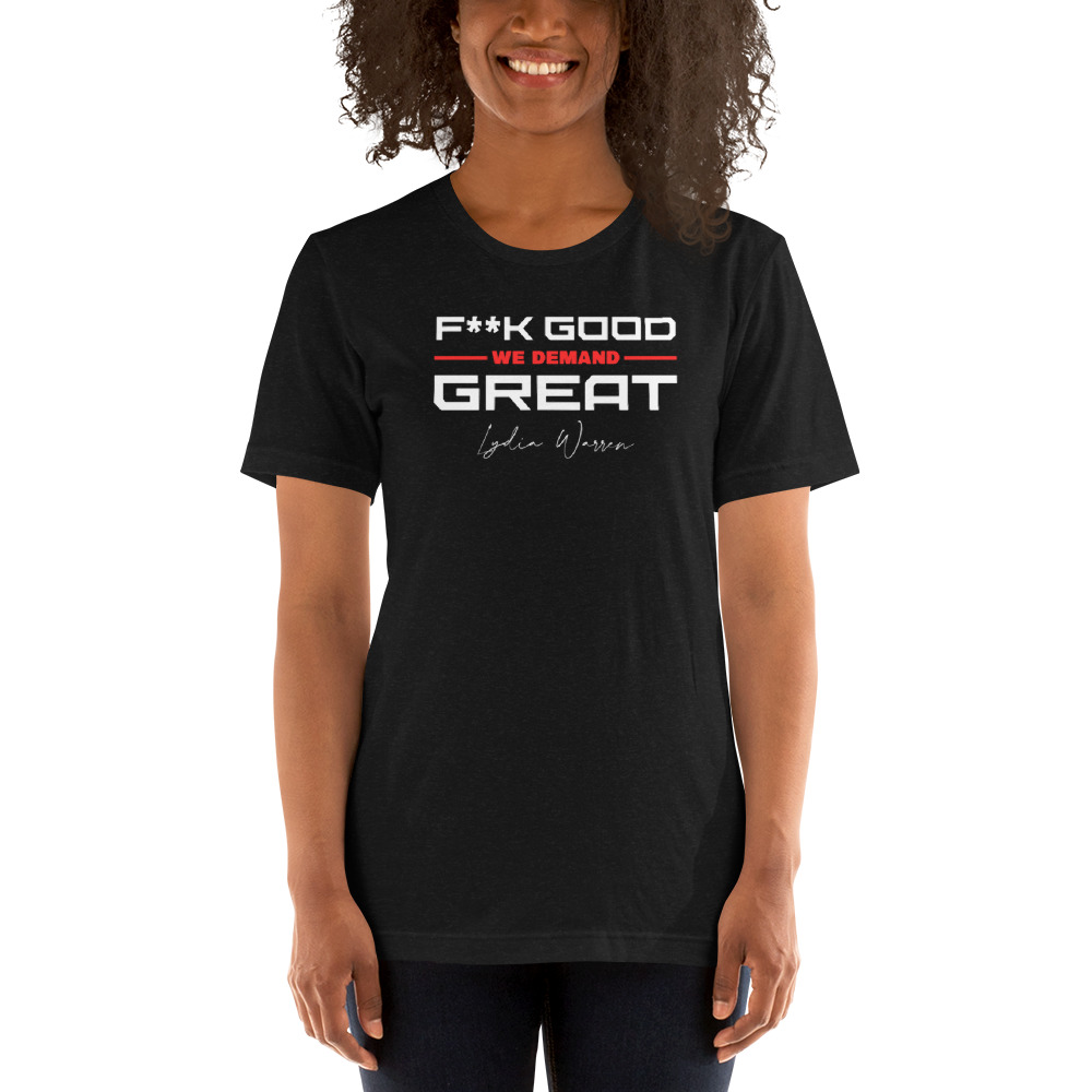 We Ded By Lydia Warren T-Shirt, Light Logo on MILLIONS We Ded By Lydia Warren T-Shirt, Light Logo