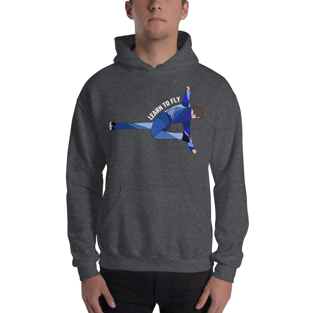 "Learn To Fly" by Matej Silecky Hoodie