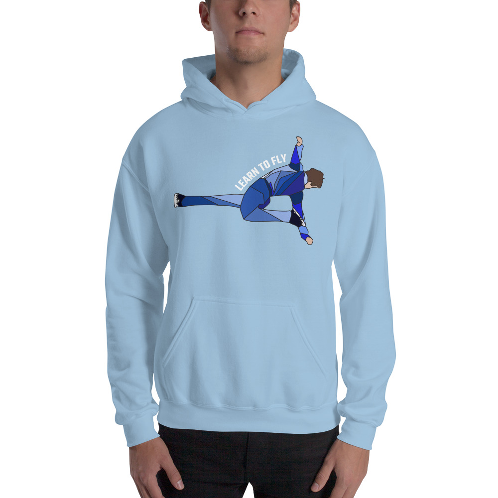 "Learn To Fly" by Matej Silecky Hoodie