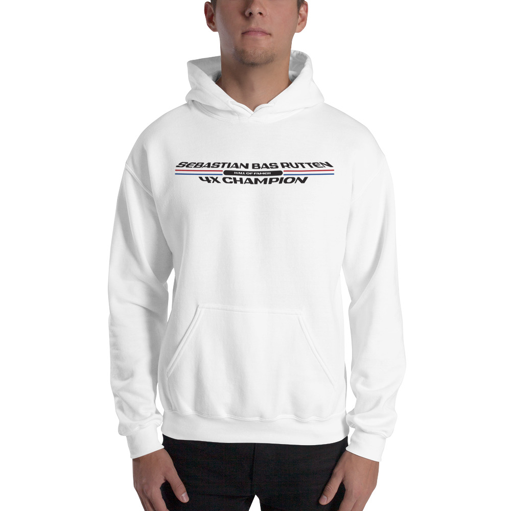 Sebastian Rutten 4X Champion Hoodie, Black Logo