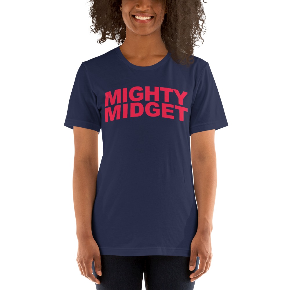 Mighty Midget by Tramaine Williams T-shirt, Red Logo