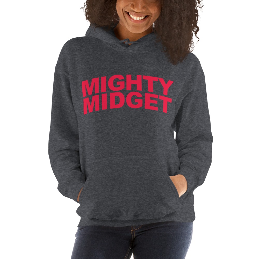 Mighty Midget by Tramaine Williams Hoodie, Red Logo