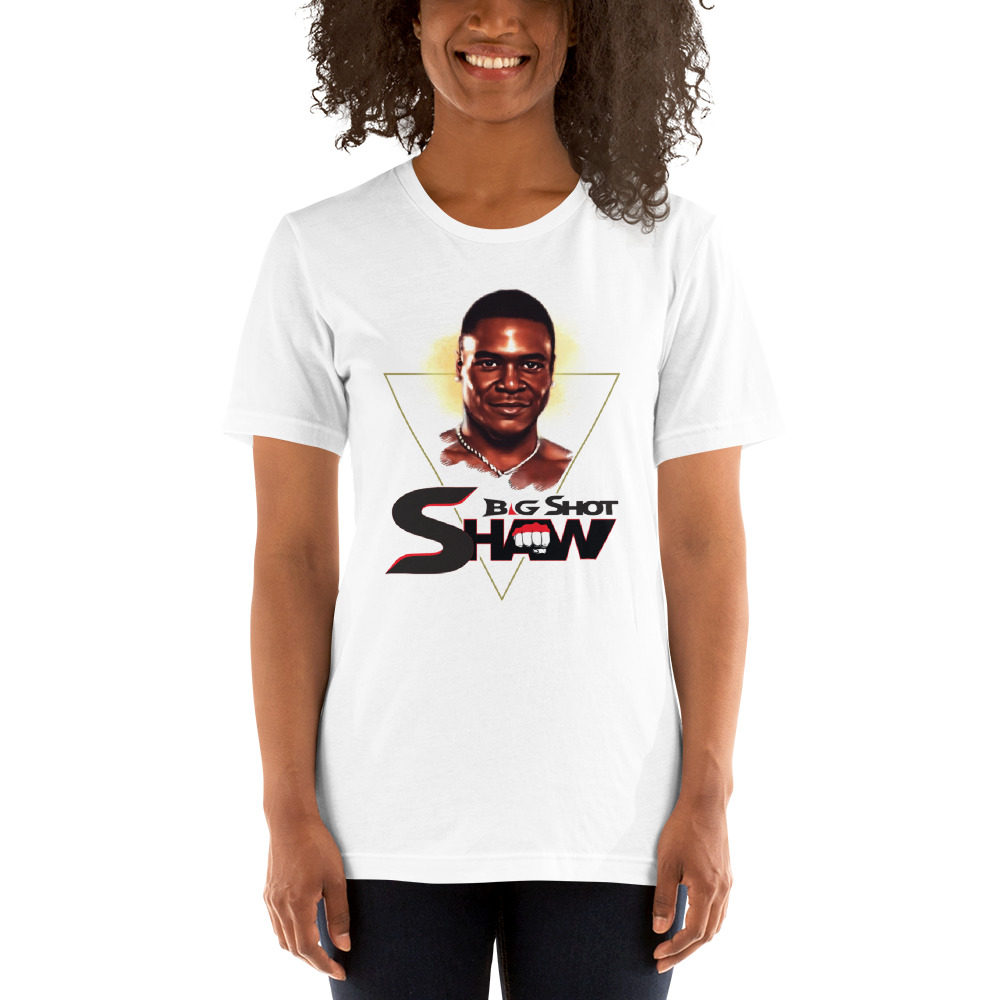 Stephan "Big Shot" Shaw T-Shirt, Black Logo on MILLIONS Stephan "Big Shot" Shaw T-Shirt, Black Logo