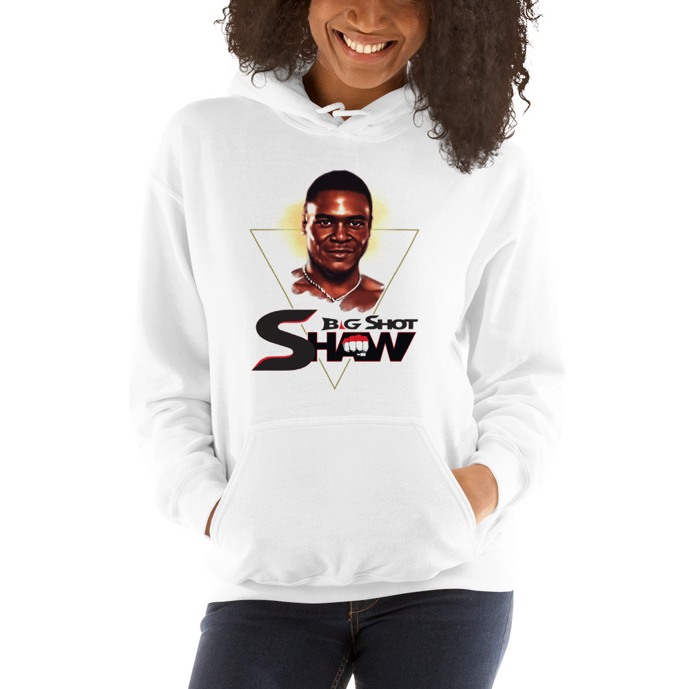 Stephan "Big Shot" Shaw Hoodie, Black Logo on MILLIONS Stephan "Big Shot" Shaw Hoodie, Black Logo