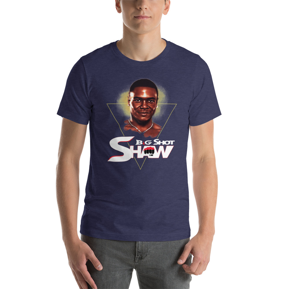 Stephan "Big Shot" Shaw T-Shirt, White Logo on MILLIONS Stephan "Big Shot" Shaw T-Shirt, White Logo